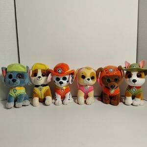 6" Paw Patrol Plush Toys - Set Of 6